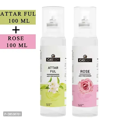 ATTARFUL  ROSE Air Freshener Combo Of 2 100 ml