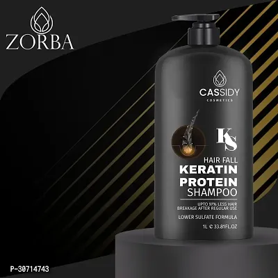 Keratin Smooth, Shampoo, 1L, for Straighter, Shinier Hair, with Keratin  Argan Oil, Nourishes Dry Hair, Controls Frizz , for Men  Women 1000 ml