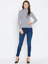 Ved Fashion Printed Long Sleeve Cotton T-Shirt for Women-thumb4