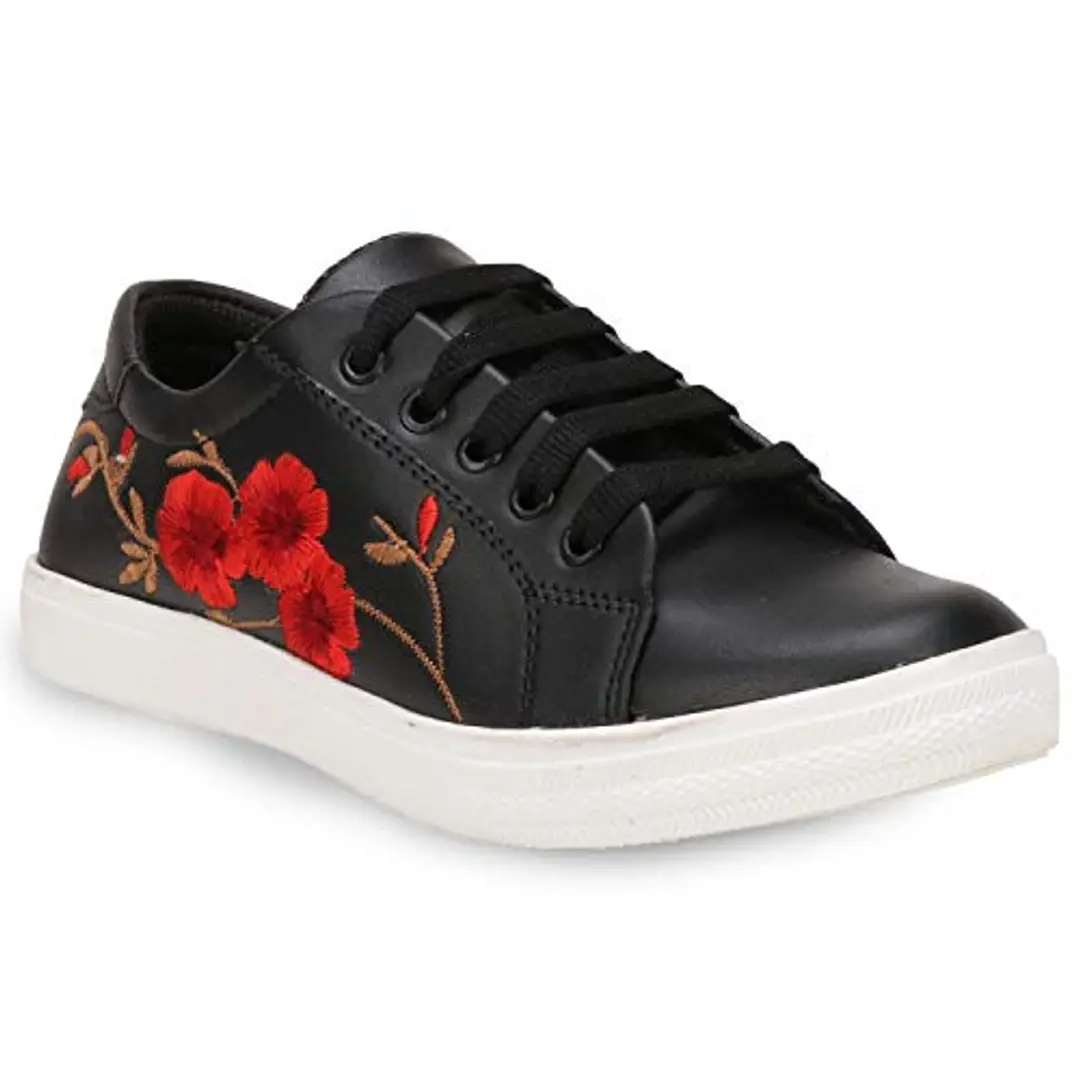 Buy Commander Women Black Sneakers-3 UK (36 EU) (5 US) (888) at