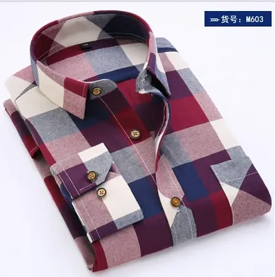 Elegant Checked Casual Shirts For Men