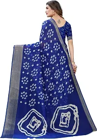 Stylish Fancy Designer Cotton Silk Saree With Blouse Piece For Women-thumb1