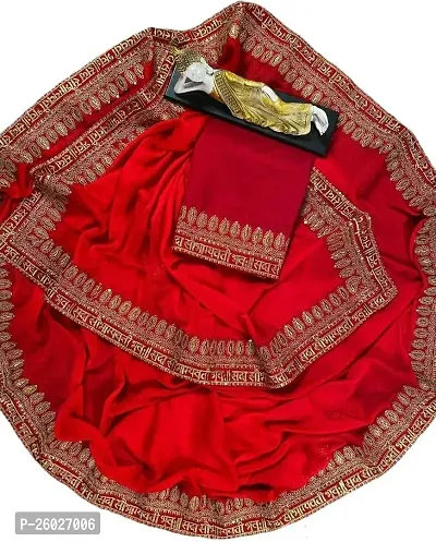 Stylish Fancy Designer Cotton Silk Saree With Blouse Piece For Women-thumb2