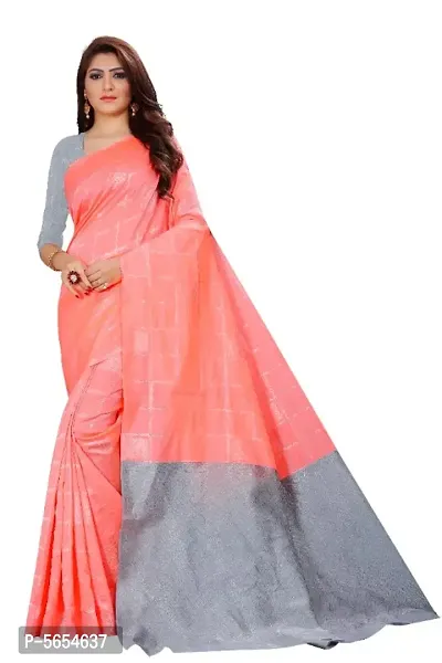 Banarasi silk cotton saree with Blouse Pices