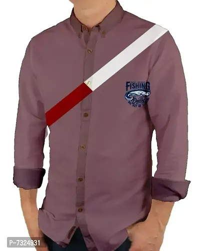 Stylish Polyester Self Pattern Shirt Fabric For Men- 2.25 Mtr