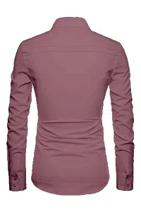 Stylish Polyester Self Pattern Shirt Fabric For Men- 2.25 Mtr-thumb2