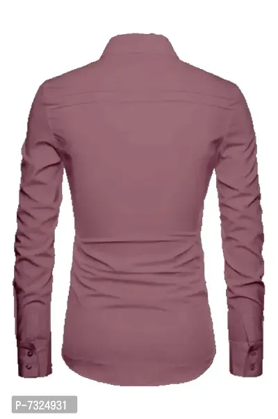 Stylish Polyester Self Pattern Shirt Fabric For Men- 2.25 Mtr-thumb3