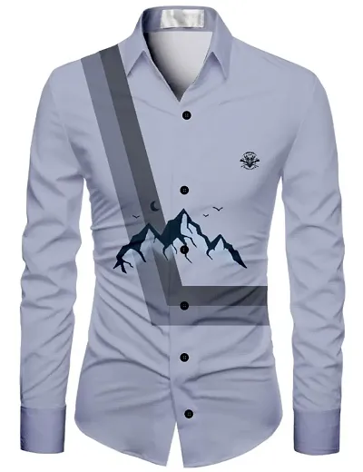 Stylish Fancy Unstitched Fabrics Shirts For Men