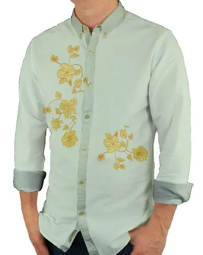 Elegant Light Polycotton Shirt Fabric For Men