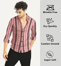 Floral Print Spread Collar Casual  Regular Fit Shirt For Men (Multicolor)-thumb2