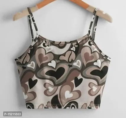 Elegant Lycra Printed Top For Women