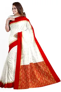 Beautiful Art Silk Saree With Blouse Piece For Women-thumb1