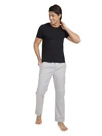 ATTWACT Mens Woven Solid Grey Color Pant (Large)-thumb4