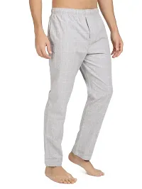 ATTWACT Mens Woven Solid Grey Color Pant (Large)-thumb2