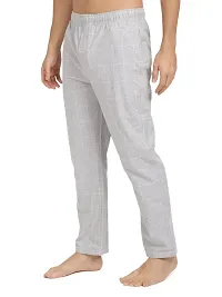 ATTWACT Mens Woven Solid Grey Color Pant (Large)-thumb1