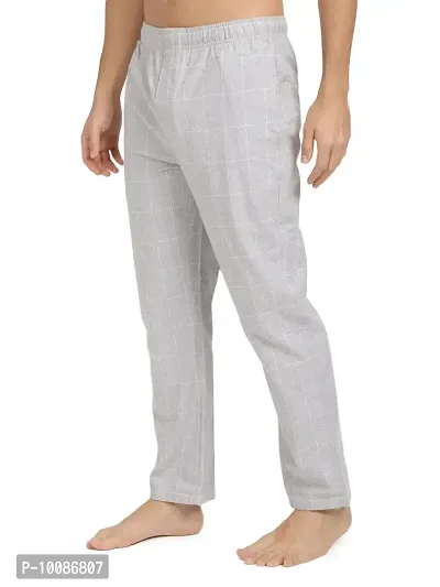 ATTWACT Mens Woven Solid Grey Color Pant (Large)-thumb2