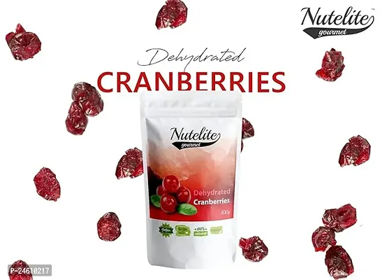 Chocolates Nutelite Dehydrated Natural Cranberries (Pack of 1) - 100g