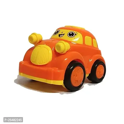 Car Toys Brown Unbreakable And Monster Truck Cars Push And Go Toy, Orange Color