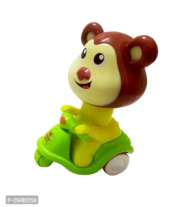 Press And Go Moto Animal On Scooter Toy For Toddlers