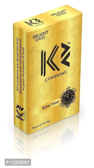 K2 Condoms Regular Extra Dotted Condoms For Mens Family Pack Flavoured (Banana, Strawberry, Banana) Combo Pack of 3 , (10 pieces per pack) 30 Dotted condoms for men family pack 500 under-thumb2