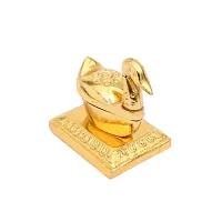 CRAFTAM Metal Swan Shape Sindoor Box Sindur Dani Kumkum Box for Wedding Gift (2 Pcs)-thumb1