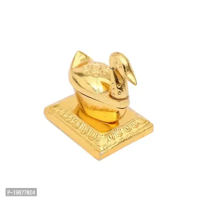 CRAFTAM Metal Swan Shape Sindoor Box Sindur Dani Kumkum Box for Wedding Gift (2 Pcs)-thumb2