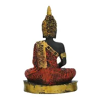 Craftam Resin Sitting Buddha Statue for Home Decor | Gautam Buddha Statue Showpiece Decorative Items for Home Living Room Office Desktop Table Decoration-thumb4