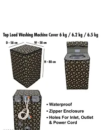 LOTUSKING Waterproof  Dustproof Washing Machine Cover Top Load  Fully Automatic Suitable for 6 kg, 6.2 kg, 6.5 kg , (58 x 89 x 58 cms v1f-thumb1
