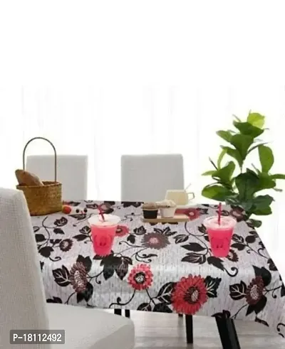 LOTUSKING Table Cloth|Center Table Cover|Round Table Cover|Table Cover 4 Seater/PVC water-2proof-76661-thumb5