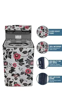 LOTUSKING Waterproof  Dustproof Washing Machine Cover Top Load  Fully Automatic Suitable for 6 kg, 6.2 kg, 6.5 kg , (58 x 89 x 58 cms wq1-thumb2