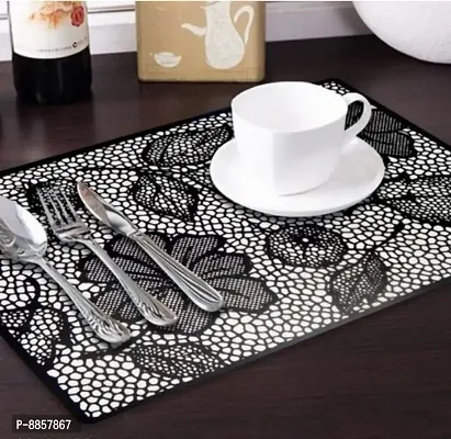 Classy PVC Printed Table Place Mats, Pack of 6