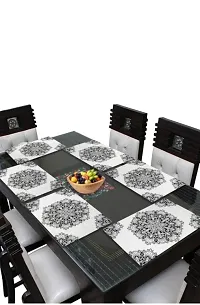 New PVC Placemat/Dining Table Mat Set Of 6 Pieces-thumb2