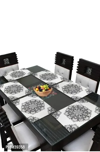 New PVC Placemat/Dining Table Mat Set Of 6 Pieces-thumb3