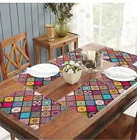 New PVC Placemat/Dining Table Mat Set Of 6 Pieces-thumb4