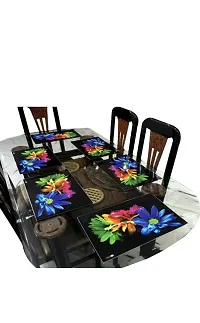 New PVC Placemat/Dining Table Mat Set Of 6 Pieces-thumb1