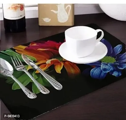 New PVC Placemat/Dining Table Mat Set Of 6 Pieces-thumb3