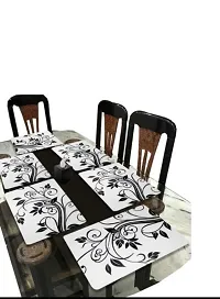 New PVC Placemat/Dining Table Mat Set Of 6 Pieces-thumb2