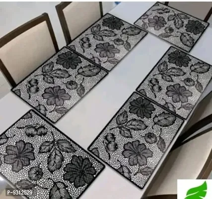 placemat / dining table mat/ fridge mat/drawer met set of 6  pcs( use of multipurpose)