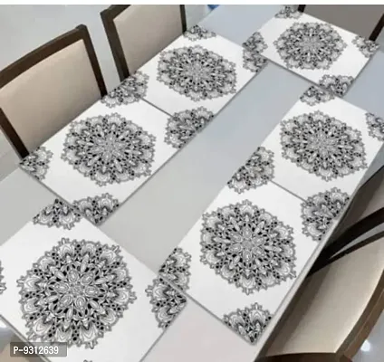 placemat / dining table mat/ fridge mat/drawer met set of 6  pcs( use of multipurpose)