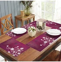 placemat / dining table mat/ fridge mat/drawer met set of 6  pcs( use of multipurpose)-thumb4