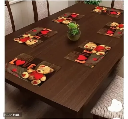 placemat / dining table mat/ fridge mat/drawer met set of 6  pcs( use of multipurpose)