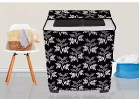 Waterproof  Dustproof Washing Machine Cover Top Load  Fully Automatic Suitable for 6 kg, 6.2 kg, 6.5 kg , (58 x 89 x 58 cms )-thumb1