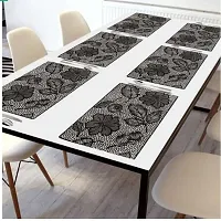 placemat / dining table mat/ fridge mat/drawer met set of 6  pcs( use of multipurpose)-thumb4