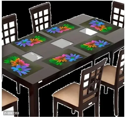 Classy PVC Printed Table Place Mats, Pack of 6-thumb0