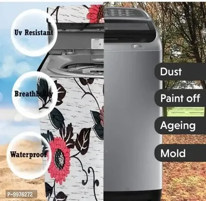 Classy PVC Printed Washing Machine Covers