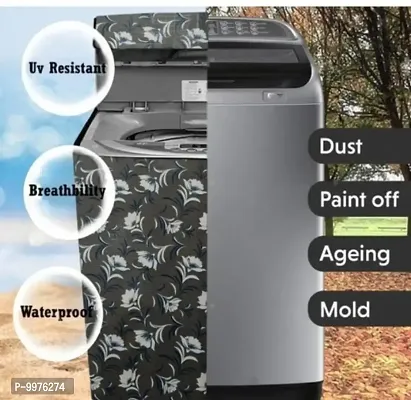 Classy PVC Printed Washing Machine Covers