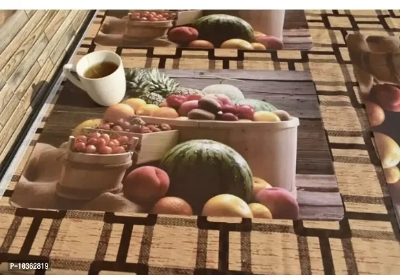 placemat / dining table mat/ fridge mat/drawer met set of 6  pcs( use of multipurpose)