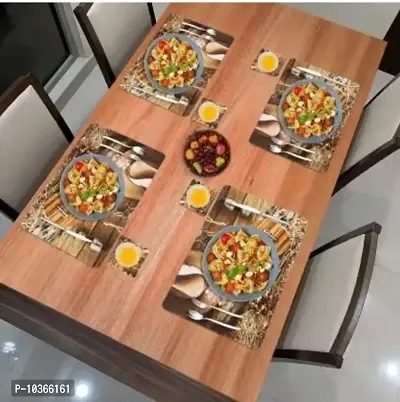 PLACEMAT / DINING TABLE MAT / FRIDGE MAT/ DRAWER MAT SET OF 4 PCS( USE OF MULTIPURPOSE)-thumb0