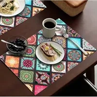 placemat / dining table mat/ fridge mat/drawer met set of 6  pcs( use of multipurpose)-thumb3