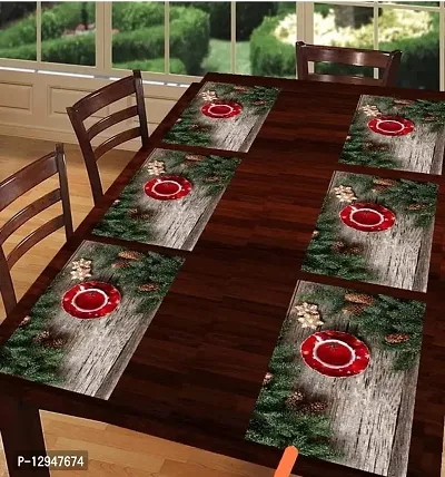 placemat / dining table mat/ fridge mat/drawer met set of 6  pcs( use of multipurpose)